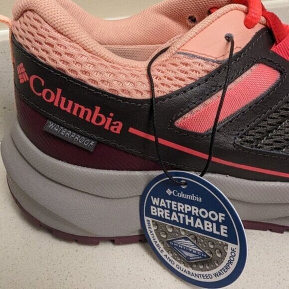 COLUMBIA Women's Plateau Waterproof Runners, Hiking, Walking Shoe- size 10 Wide - Picture 3 of 11
